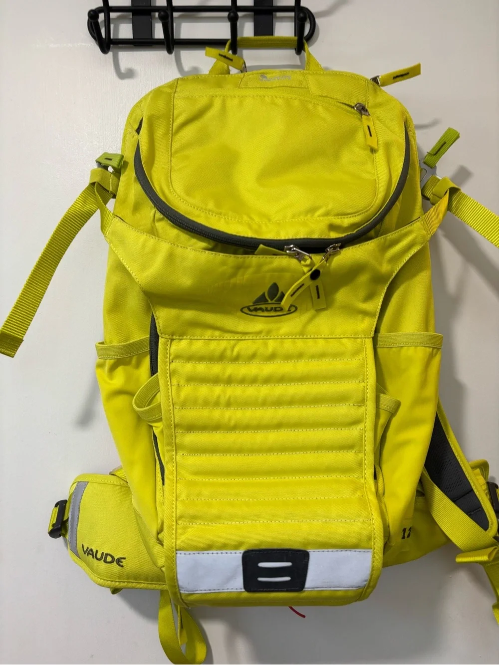 VAUDE Tracer 12 L Cycling Hiking Biking Pockets Hydration Backpack Bright Yellow